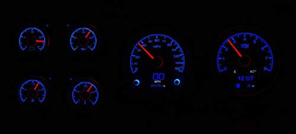 Dakota Digital 73-87 Chevy Pickup Customizable Gauge System Silver Alloy HDX-73C-PU-S