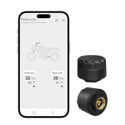 Bluetooth Motorcycle TPMS Tire Pressure Monitoring System