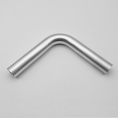 AC PERFORMANCE 1.5" 90° Degree Aluminum Elbow Intercooler Air Intake Tube - color: Silver 90, size: 1.5" (38mm)