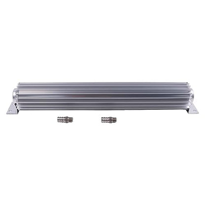 18" Universal Finned Aluminum Dual Pass Transmission Trans Oil Cooler
