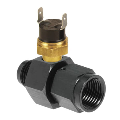 American Volt Engine Transmission Oil Cooler Inlet Hose In-Line Thread-On AN Fitting Adapter Thermostat Temperature 12 Volt Electric Cooling Fan Switch Sensor (170'F On - 155'F Off, 6AN) - size: 6AN, style: 170'F On - 155'F Off