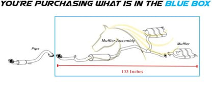 Exhaust Muffler Assembly Kit Compatible with Honda Accord 2018-2020 1.5L | Northeastern Exhaust | Includes Sleeves, Gaskets and Bolt-Kit | Direct-Fit Replacement