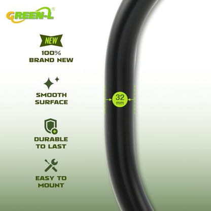 Green-L Highway Crash Bar Fit for Honda 2004-2025 Shadow AERO VT750 2010-2025 Phantom 2007-2014 Spirit C2 Shaft Drive Motorcycle 1 1/4" Engine Guard Protector - color: Black
