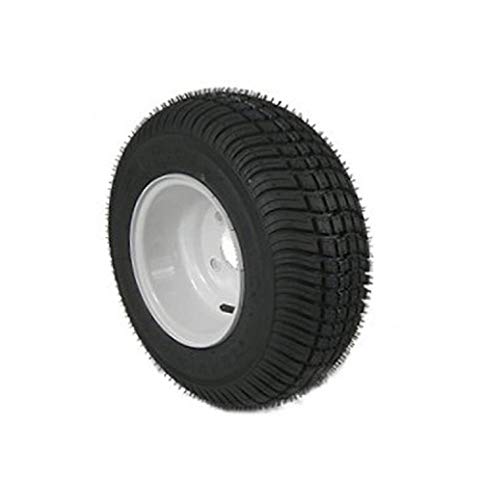 American Tire 3H260 Tire and Wheel Assembly - 215/60-8 - 4 Hole - Galvanized Rim