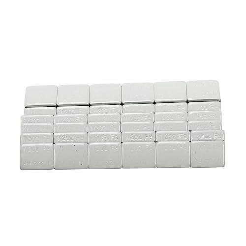 1/2oz Adhesive Wheel Weights Gray Stick-on 288pc/Box Gray - color: Grey, size: 1/2 oz - 288pcs