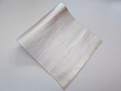 Silver Fynxir Self-Adhesive Aluminized Fiberglass Cloth Heat Shield Blanket - 12"x24" Aluminum Backed Thermal Reflective Insulation Barrier for High Temp Protection (Automotive Exhaust, Firewall) - color: Silver, size: 12'' X 24''
