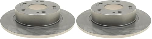 ACDelco Silver 18A1339A Rear Disc Brake Rotor (Pack of 2) - size: 1 Count (Pack of 2)
