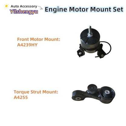 Engine Motor Transmission Mount Kit for Sienna 2007-2010 - size: 2007-2010 Sienna V6 3.5L