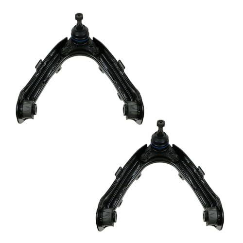TRQ Front Upper Driver Side and Passenger Side Control Arm and Ball Joint - style: PSA62324