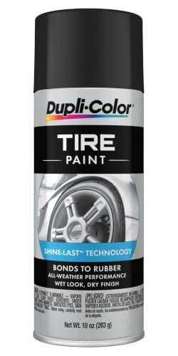 Dupli-Color Tire Paint, Black, 12 oz