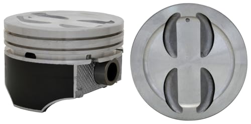LowPricedAutoParts Set of 8 Dish Top Hypereutectic Pistons for 67-95 GM/Chevrolet 5.7L/350 SBC | .030 (.75mm Oversized) | 4.030in. Bore Diameter