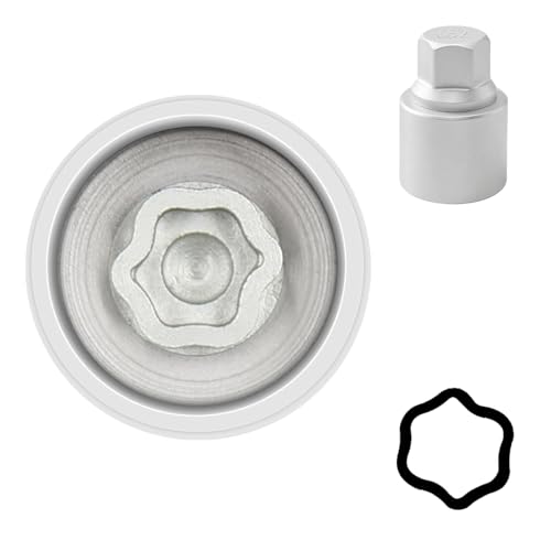 052 Wheel Locking Nut Key Socket for BMW, Socket OD 29mm - ID 25mm - color: Socket 052