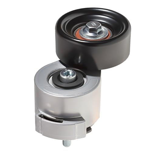 AUQDD 49385 Belt Tensioner and Pulley Assembly (For 3.0L 2986cc 182Cid) Fit For 95-97 Ford Aerostar 07-14 Mustang 92-08 Ranger 93-07 Taurus /94-08 Mazda B3000 /93-05 Mercury Sable (38114 38385)