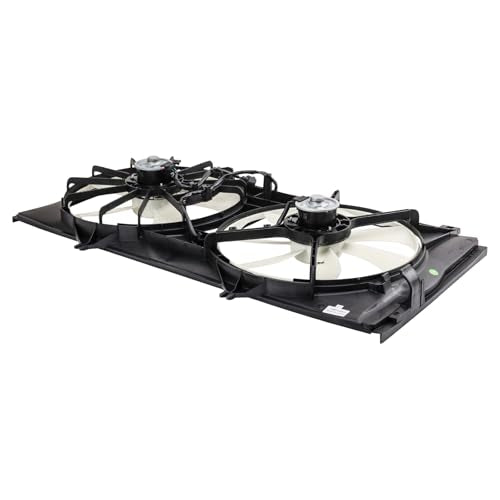 TRQ Radiator Dual Cooling Fan Assembly - style: RFA73764