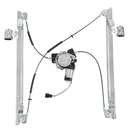 Obaee Window Regulator with Motor Front Left Driver Side, Replace 741-534 - size: Front Left Driver Side