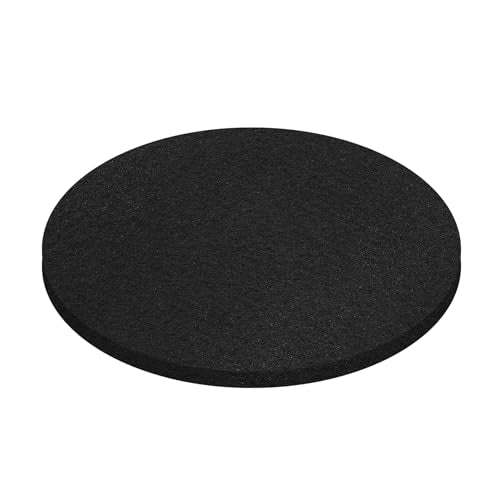 Oil Drain Splash Pad 1 Pcs 15 inch Diameter Oil Pan Splash Guard, Anti Splash Oil Drain Mat, No Splatter Oil Pad Fits Most Oil Drains - Round, Black - color: Round, size: 15"-1PCS