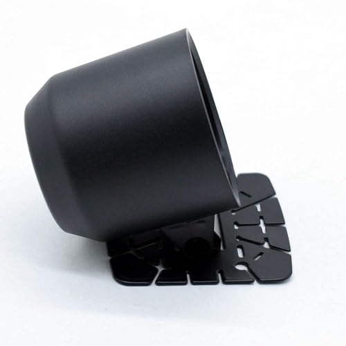AUTOXBERT 52mm 2" Universal Single Gauge Pod Swivel Dash Mount - Automotive Replacement Housing Meter Cup - Black - color: Single Hole