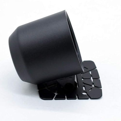 AUTOXBERT 52mm 2" Universal Single Gauge Pod Swivel Dash Mount - Automotive Replacement Housing Meter Cup - Black - color: Single Hole