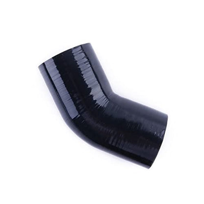 45 Degree ID 3"(76mm) Elbow Silicone Hose Intake Intercooler Coupler 3 inch Pipe,Length 102mm One Leg,4-Ply Thickness 5.4 mm - size: 45ID76(3")