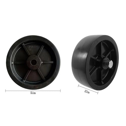 Trailer Jack Caster Wheel, 6 Inch Trailer Tongue Jack Wheel with 1200LB Load Capacity, Utility Replacement Parts Accessories, Suitable for Hitch Camper RV - size: 6 Inch