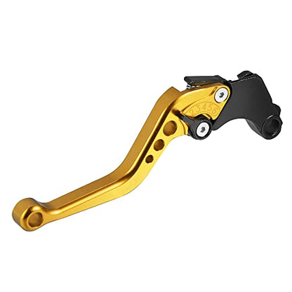 Motoforti Adjustable Brake Clutch Levers for Honda CBR250R 2011-2013 Gold Tone Aluminum Alloy 1 Pair - color: Gold Tone