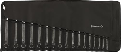 Stahlwille 96401005 14/17 Combination Spanner Set, Open-Box Long, 17 Piece Set, 6.0-22mm Range, High-Performance Quality, Chrome-Alloy-Steel, Made in Germany - style: 14/17