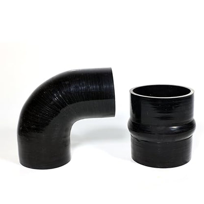 Cold Side Charge Pipe for 2017-2026 6.7L Ford Powerstroke Turbo Intercooler - color: Red