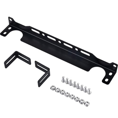 EVIL ENERGY Oil Cooler Mounting Bracket Kit 330mm / 13 inch Aluminum Alloy - size: 330mm