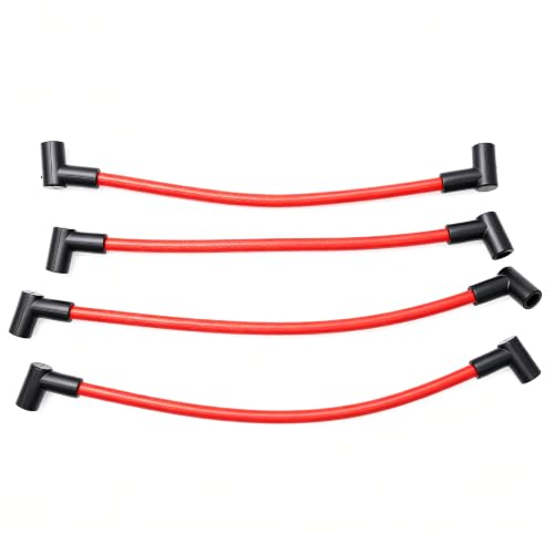 4PCS Marine Spark Plug Wire Set Replacement #18-8839 9-28092 - style: 18-8839