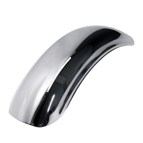 JMCHstore Universal Chrome Wide Fender for for Coleman CT200U CT200UEX BT200X, Mudguard for Axis M200 Viper 200 HS200 196cc Off-Road Mini Bike 8 inch rim parts (200CC) - size: 200CC