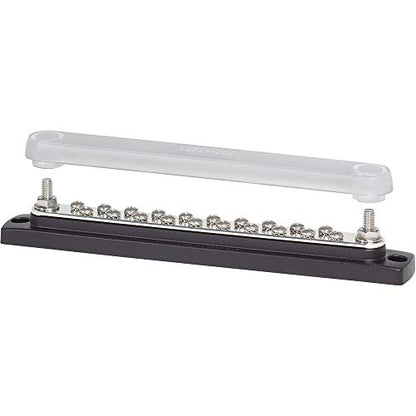 Blue Sea Systems 2312 BUSBAR 150 AMP 20X8-32 W/COVR - style: 150A - 20 Screw with Cover