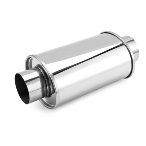 3" Resonator 304 Stainless Steel Muffler w - size: 3 in.