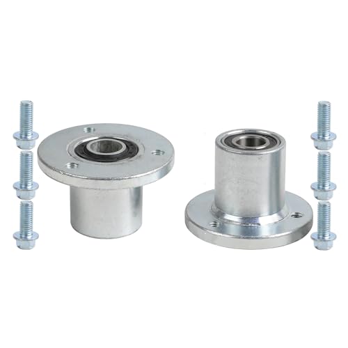 Front 10x4.50-5 Go Kart Wheels Racer Tire 10x4.50x5 and Wheel Hub 17mm 3 Stud Steering Spindles for Mini Bike ATV Quad Drift Trike Lawn Mower - size: 2 tires + front hub + steering spindle