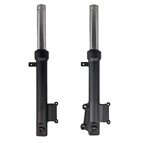 RedCap Front Shock Absorbers Forks Set for 50cc 150cc Scooter Moped TaoTao VIP MaxPower 150, PowerMax 150cc Roketa GY6 Scooter Moped 452mm (Black) - color: Black
