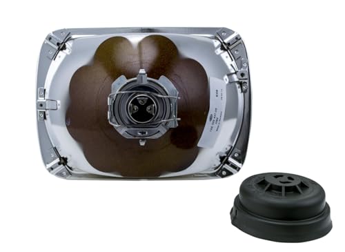 HELLA 003427291 Vision Plus 190x132mm High/Low Beam 12V Halogen Conversion Headlamp (HB2), White - style: 190x132mm