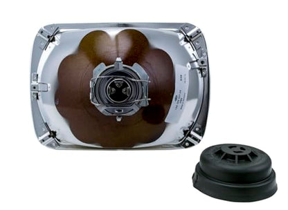 HELLA 003427291 Vision Plus 190x132mm High/Low Beam 12V Halogen Conversion Headlamp (HB2), White - style: 190x132mm