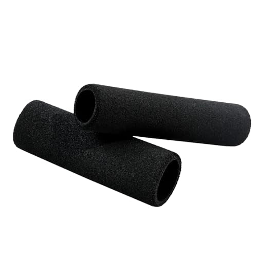 Motorcycle Grip Covers Foam Handlebar Grips Compatible with Harley Honda Kawasaki BMW Yamaha Triumph Suzuki A Pair of Anti-Slip Universal Black Grip Covers - size: Fit for 1-1.2 inch