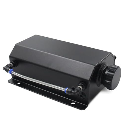 Aluminum 2L Fluid Catch Can Coolant Overflow Reservoir Tank