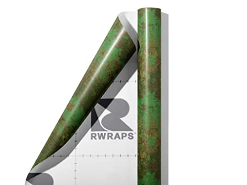 Rwraps Matte Vinyl Car Wrap Film in Bronze Age Rust - 59“ x 1ft - Vehicle Sheet Roll with Adhesive Back and Air Release Technology - color: Bronze Age Rust Matte, size: 59in x 1ft W/ Application Card