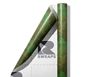Rwraps Matte Vinyl Car Wrap Film in Bronze Age Rust - 59“ x 1ft - Vehicle Sheet Roll with Adhesive Back and Air Release Technology - color: Bronze Age Rust Matte, size: 59in x 1ft W/ Application Card