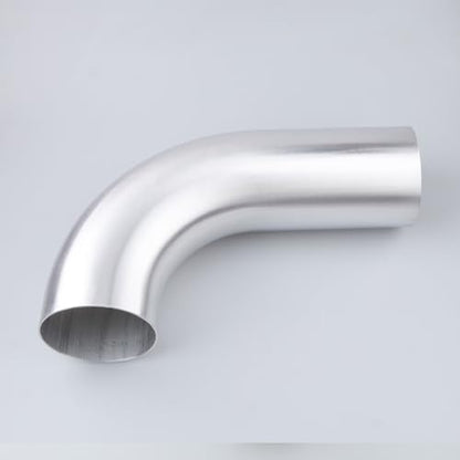 AC PERFORMANCE 4" 90° Aluminum Air Intake Tube L-Bend Elbow with 10" Leg - size: OD 4" (102mm)