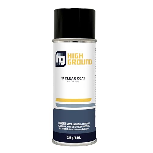 HIGH GROUND 1K Clear Coat Automotive Aerosol Can 8 oz