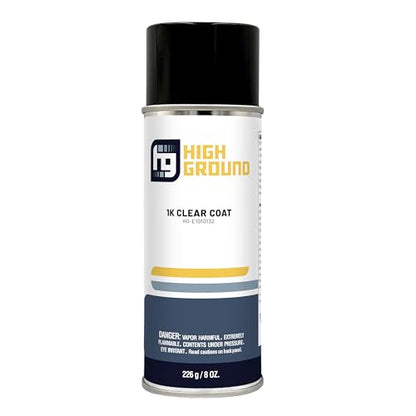 HIGH GROUND 1K Clear Coat Automotive Aerosol Can 8 oz
