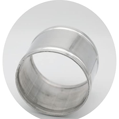 89mm(3.5") OD, Length 3" (76mm), Straight 3.5 Inch 6061 Aluminum Alloy Hose Joiner Tube Intercooler Pipe Connector High Class Glossy Polished Treatment Air Intake Tube with Bead Roll - size: OD 3.5" (89mm)