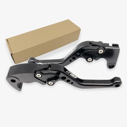 R1 Short Clutch Brake Levers for Yamaha YZFR1 1999-2024 YZF R1 R1M RS 2016 Motorcycle Accessories Adjustable Control Handles (Black_Glossy, YZF R1 M S 2015-2023) - color: BLACK_GLOSSY, size: YZF R1 M S 2015-2023