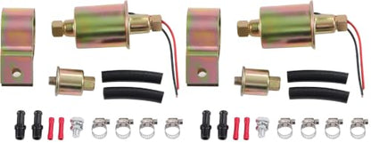 JDMSPEED New Universal Electric Fuel Pump For Gas Diesel Marine Carbureted E8016S (Pack of 2) - size: E8016S (2.5-4.5 PSI) (Pack of 2)