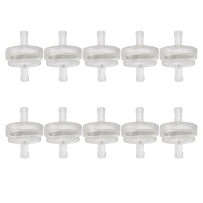 1/4" Universal Small Engines Inline Fuel Line Filters Fit for Dirt Bike, ATV, Motorcycle, UTV, Snowmobile with 1/4" fuel lines(10/pack)
