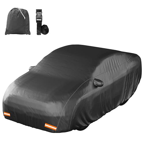 Mockins 200"x75"x47" Large Sedan Car Cover Waterproof All Weather Shield - size: Sedan - Large - 200" x 75" x 47"