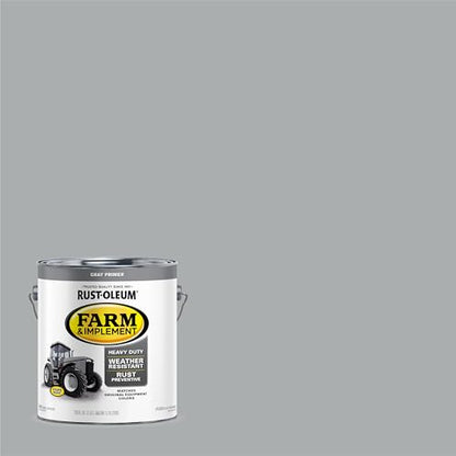 Rust-Oleum Farm & Implement Gray Primer - color: Gray Primer, size: 128 Ounce (Pack of 1)