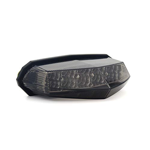 Universal 10 LED Rear Tail Light Brake Stop Running Light for Standard Sport ATV Quad Dirt Bike (Smoke) - color: Smoke